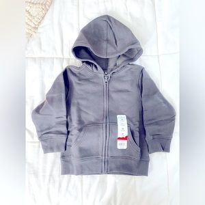 Jumping Beans Dark Gray Hoodie 2T